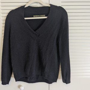 Authentic Black Cashmere Sweater by Enza Costa
